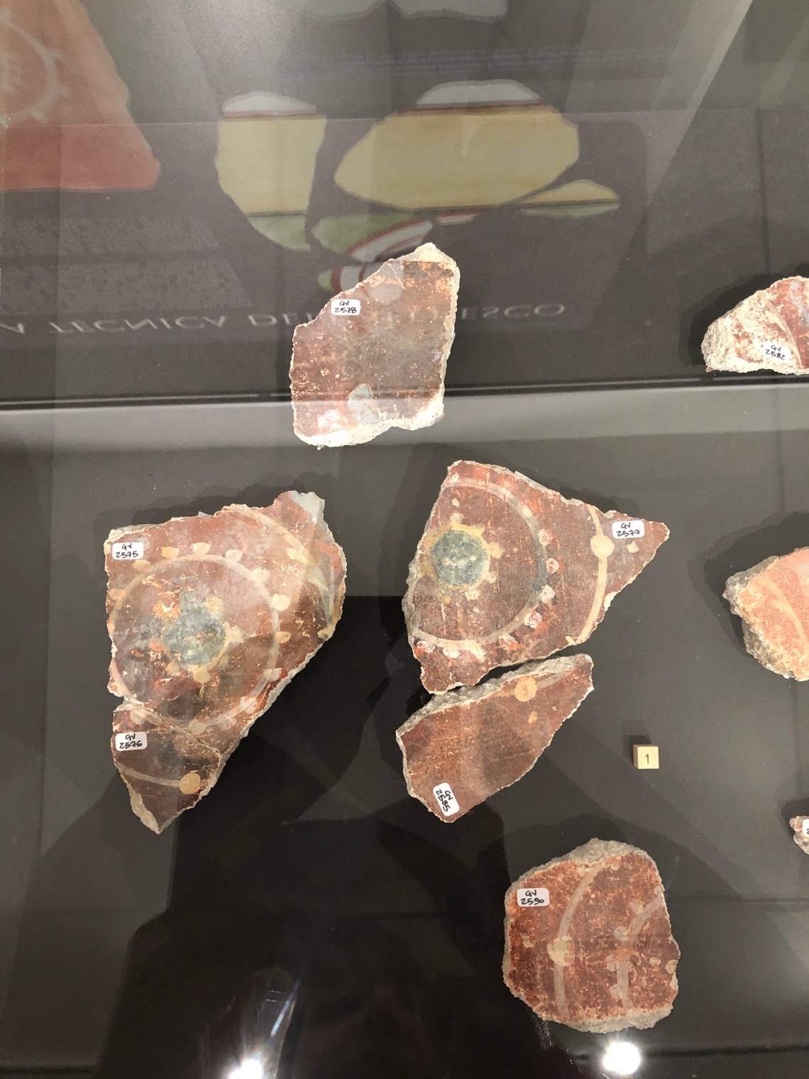 Frammenti di affreschi romani dalla villa di Lio Piccoli